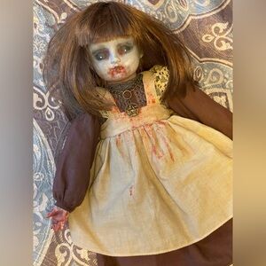 Spooky Brown and Cream Doll